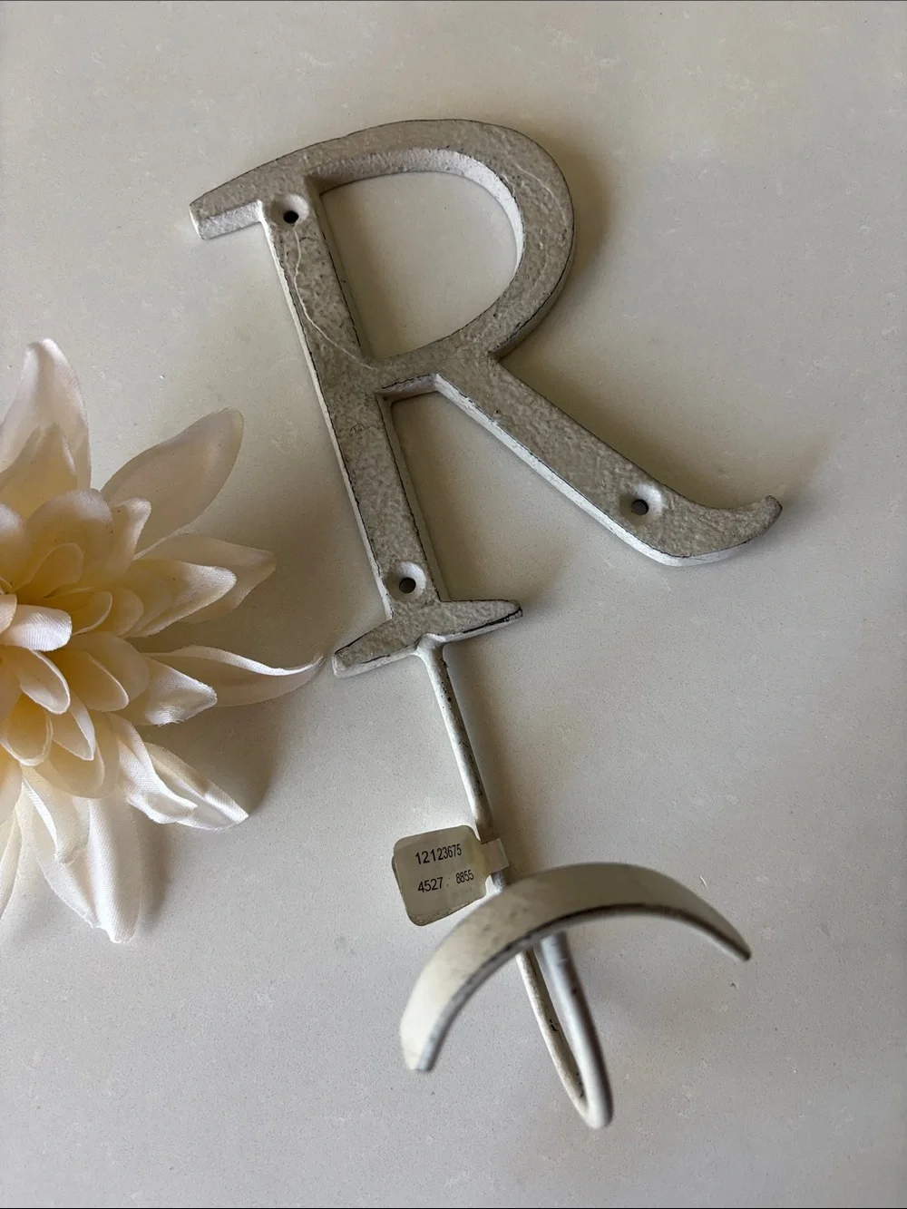 ❤️… Anthropologie Metallic Silver Letter R Wall Hook